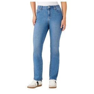 MEMBER’S MARK Jeans Women’s 14 Straight Leg High Rise Medium Wash Stretch NWT